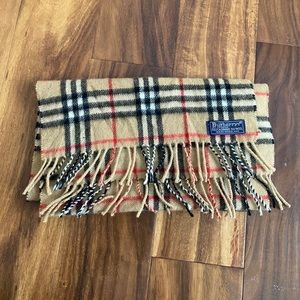Vintage Burberry Plaid Scarf